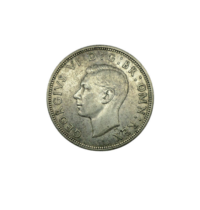 Gran Bretaña 1/2 Corona 1941 KM 856 NO UNC